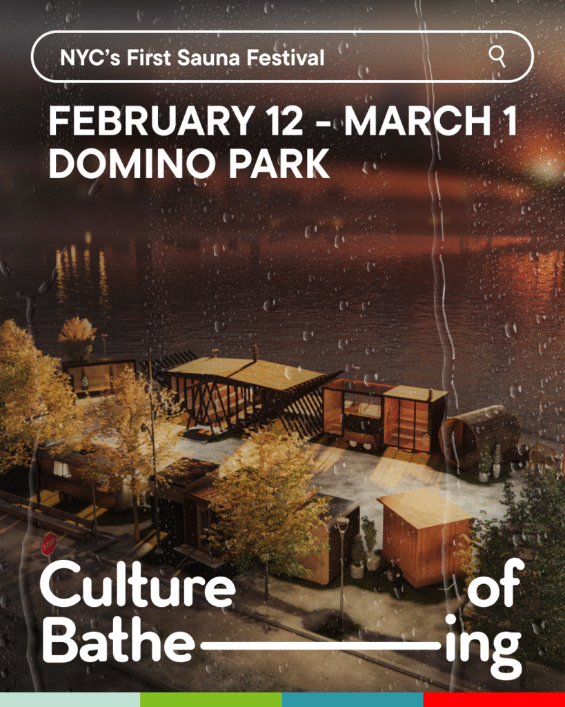 Sauna Village in Domino Park